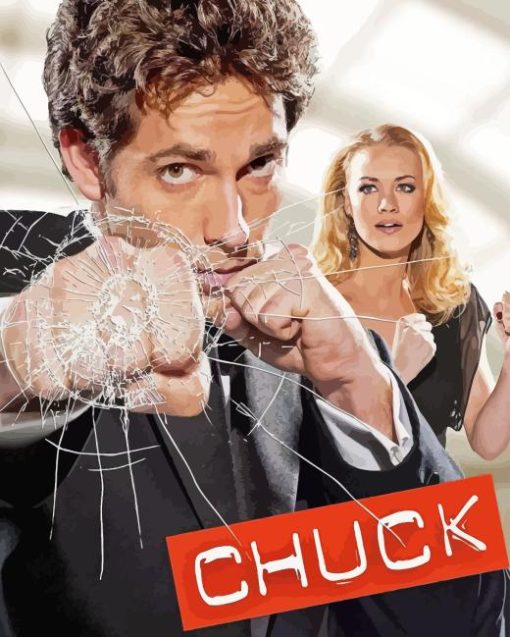 Chuck Bartowski Diamond Painting