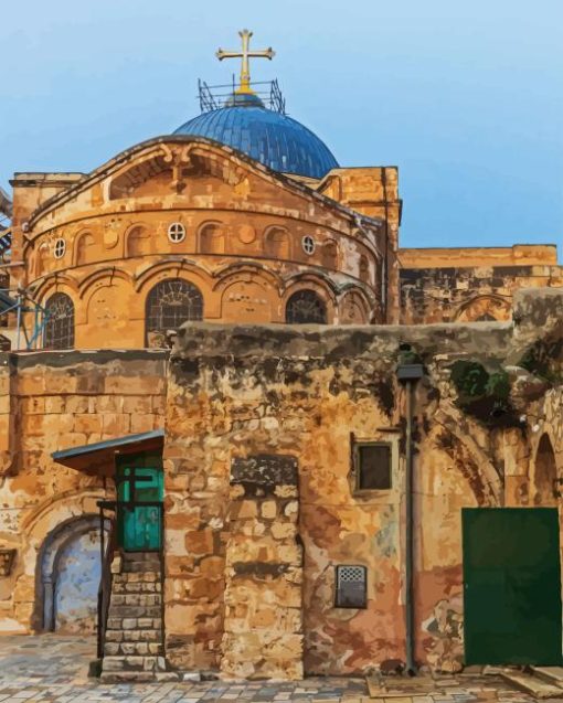 Church Of The Holy Sepulchre Diamond Painting