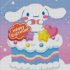 Cinnamoroll Birthday Diamond Painting