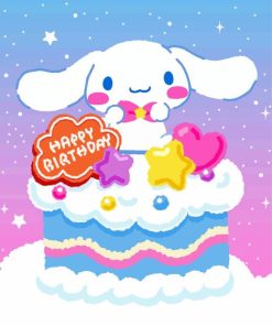 Cinnamoroll Birthday Diamond Painting