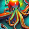 Colorful Octopus Diamond Painting