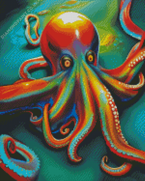 Colorful Octopus Diamond Painting