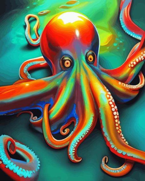 Colorful Octopus Diamond Painting