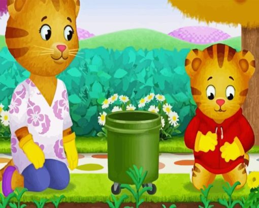 Daniel Tiger Diamond Painting