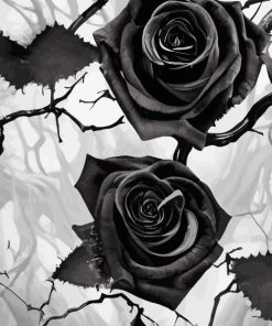 Dark Roses Diamond Painting