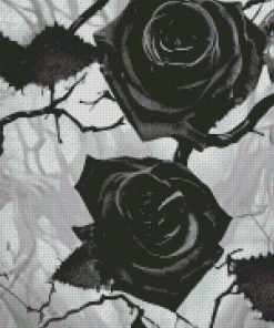 Dark Roses Diamond Painting