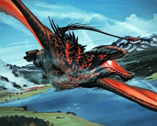 Dragon Wyvern Diamond Painting