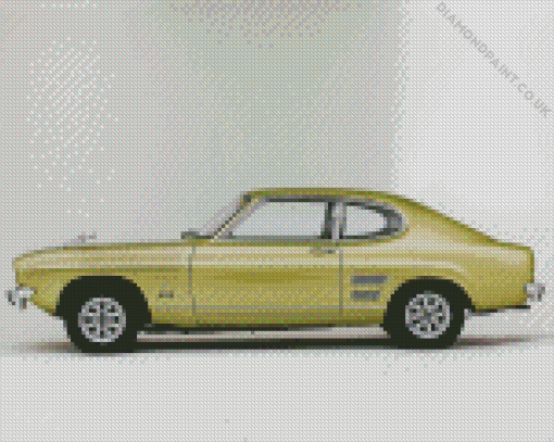 Ford Capri Car Diamond Painting