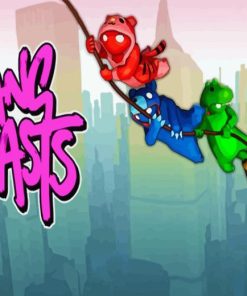 Gang Beasts Diamond Painting