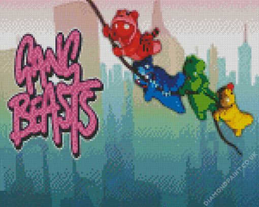 Gang Beasts Diamond Painting