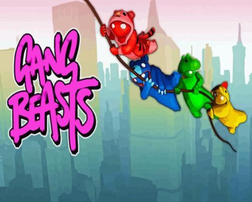 Gang Beasts Diamond Painting