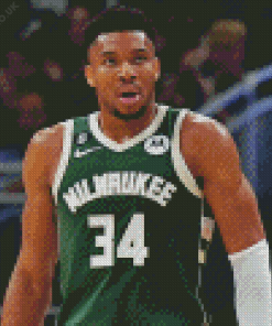 Giannis Antetokounmpo Diamond Painting