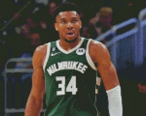 Giannis Antetokounmpo Diamond Painting