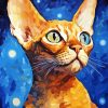 Ginger Devon Rex Diamond Painting