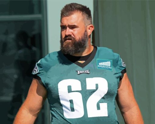 Jason Kelce Philadelphia Diamond Painting