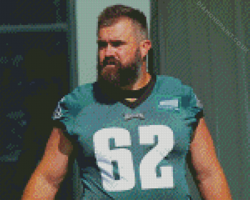 Jason Kelce Philadelphia Diamond Painting