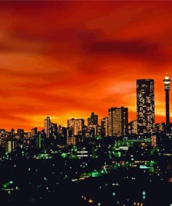 Johannesburg Skyline Diamond Painting