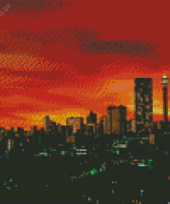 Johannesburg Skyline Diamond Painting