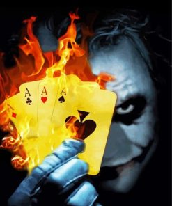 Joker With Cards Diamond Painting