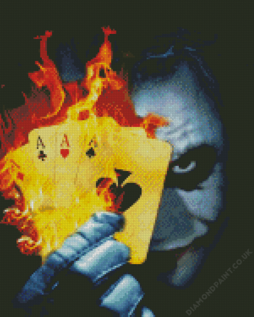 Joker With Cards Diamond Painting