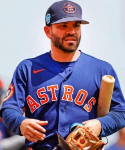 Jose Altuve Diamond Painting