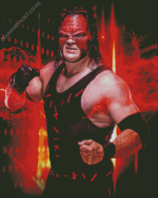 Kane WWE Wrestling Diamond Painting