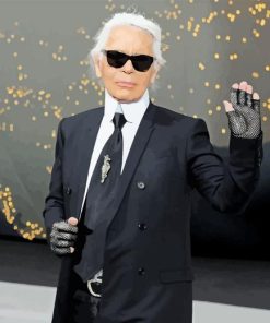 Classy Karl Lagerfeld Diamond Painting