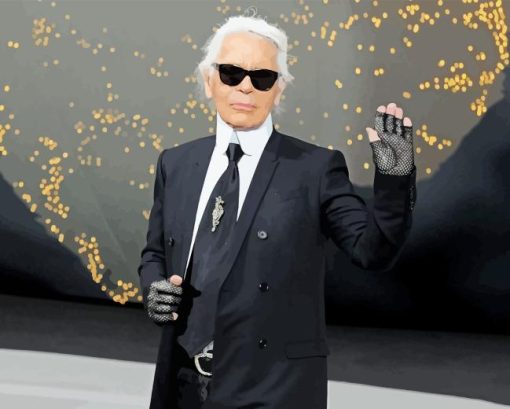 Classy Karl Lagerfeld Diamond Painting