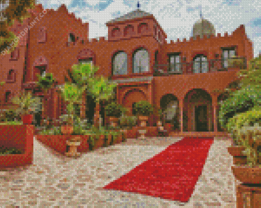 Kasbah Building Diamond Painting