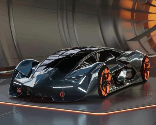 Lamborghini Terzo Millennio Diamond Painting