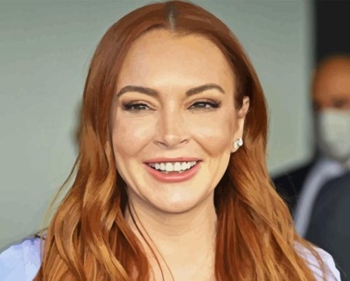 Lindsay Lohan Diamond Painting