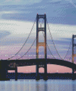 Mackinac Island Bridge Diamond Painting