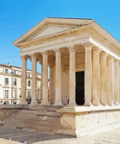 Maison Carree Nimes Diamond Painting