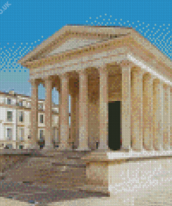 Maison Carree Nimes Diamond Painting