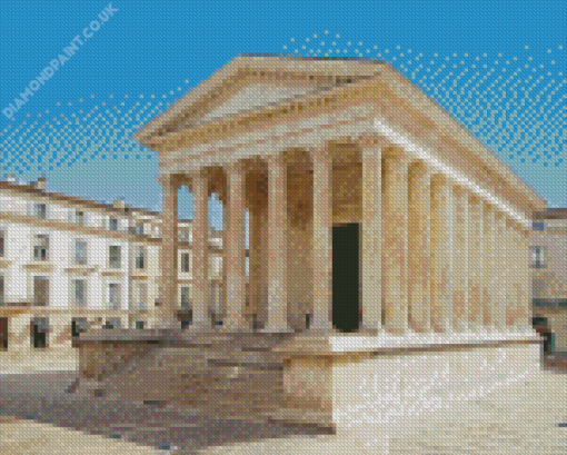 Maison Carree Nimes Diamond Painting