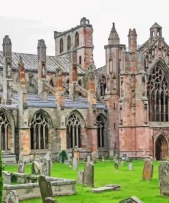 Melrose Abbey Diamond Painting