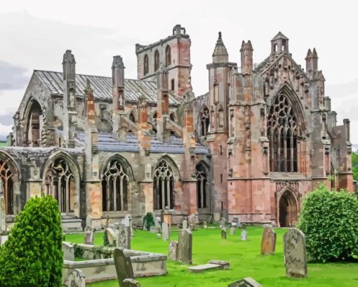 Melrose Abbey Diamond Painting