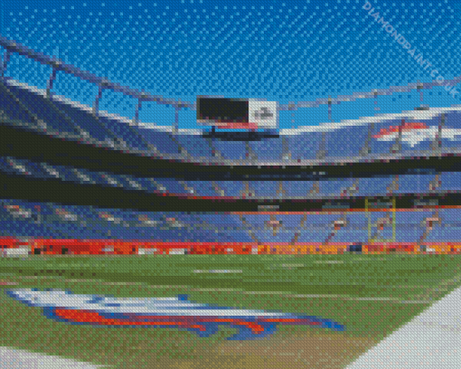 Mile High Empower Field Diamond Painting