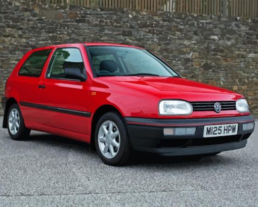 Mk3 Red Golf Diamond Painting