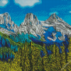 Mountains Three Sisters Diamond Painting