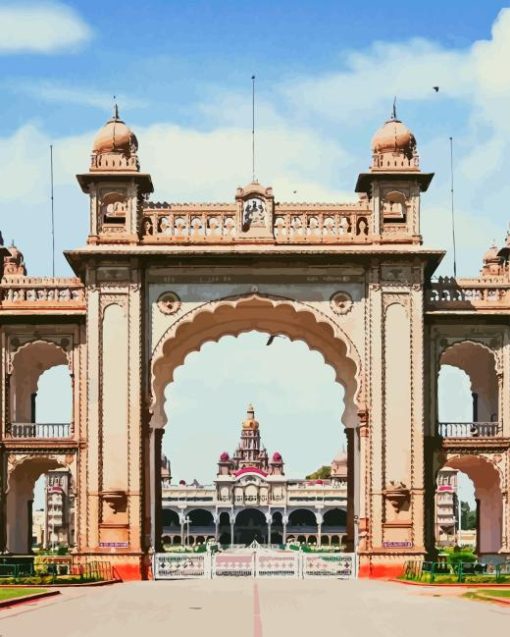 Mysore Palace Diamond Painting