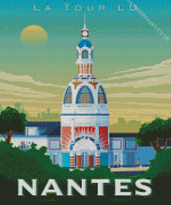 Nantes France Poster Diamond Painting