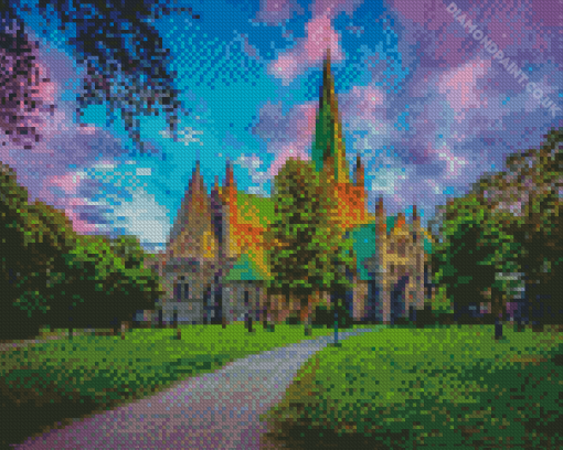 Nidaros Cathedral Diamond Painting