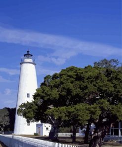 Ocracoke Lighthouse Diamond Painting