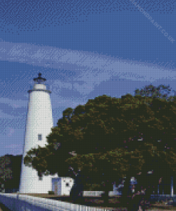 Ocracoke Lighthouse Diamond Painting