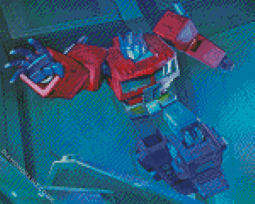 Optimus Prime Diamond Painting