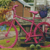 Pink Bicycle Diamond Painting