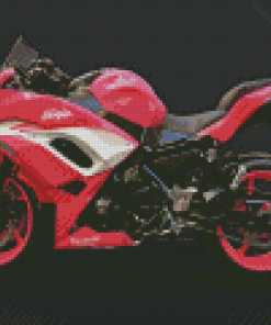 Pink Motorcycle Diamond Painting