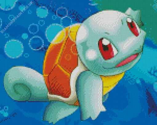 Pokemon Squirtle Diamond Painting