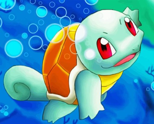 Pokemon Squirtle Diamond Painting